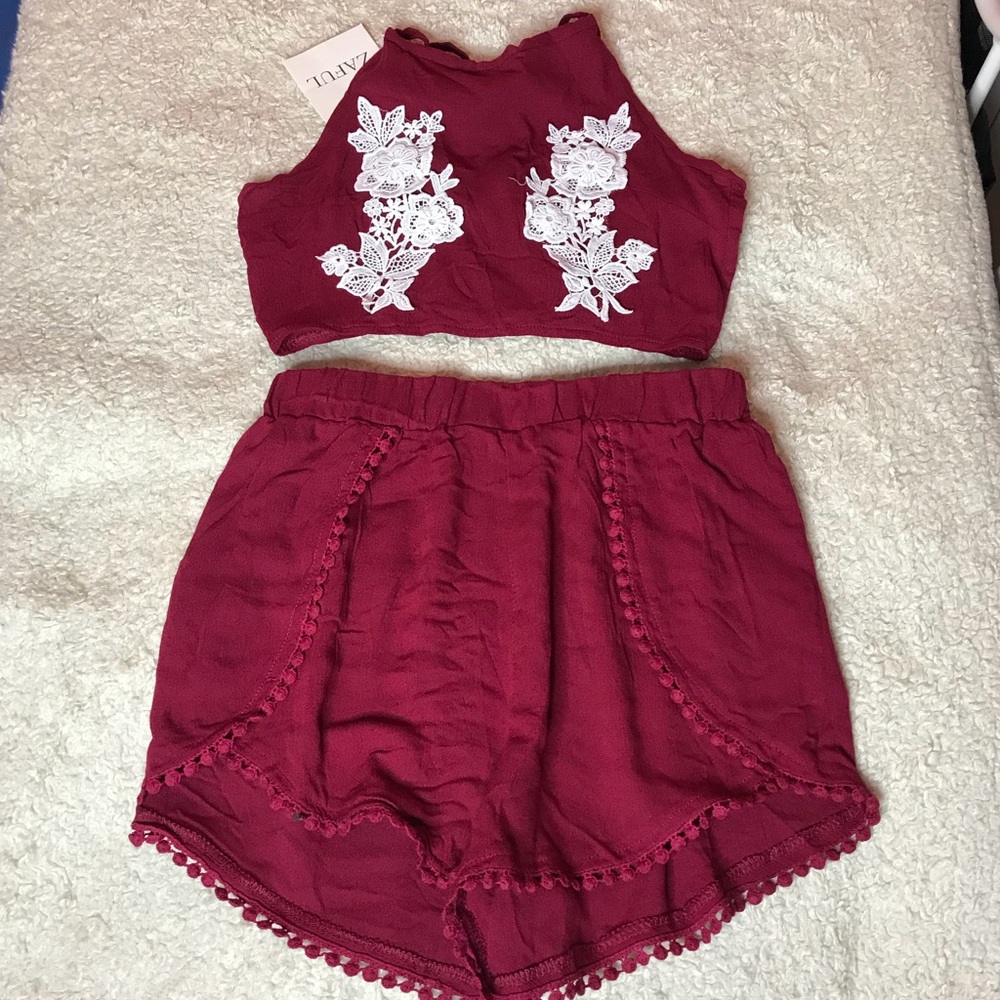 NWT Two-piece romper